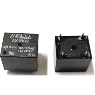 Relê 12V 15A - AX1RC2 - Metaltex - 5 Terminais - Novo kit c/2
