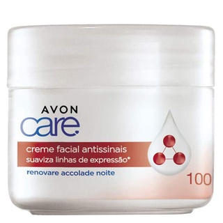 Creme Hidratante Facial - Antissinais Reduz linhas de expressão (Noturno ou Diurno com filtro solar) Avon 100g Skin Care Creme para o rosto