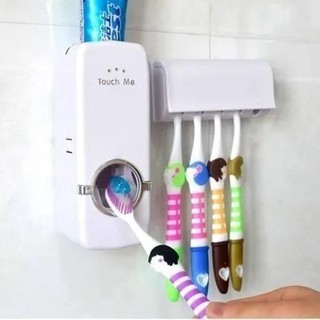 Dispenser Aplicador Creme Dental Automatico Pasta Dente Suporte Escovas (1)