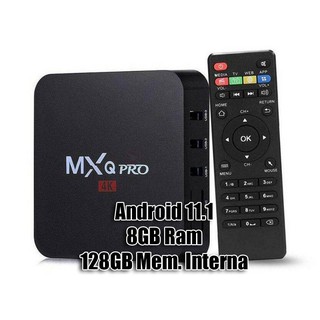 TV BOX MXQ PRO 4K - ANDROID 11.1 - 16GB RAM - 256GB INTERNO - WIFI 5G