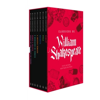 Box Clássicos de William Shakespeare - com 7 marcadores de p