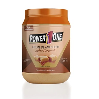 Creme de Amendoim Caramelo Zero Lactose 1kg Power One