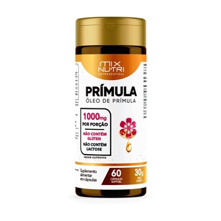 Óleo de Prímula 1000mg - Mix Nutri Nutraceutical 60 Cápsulas