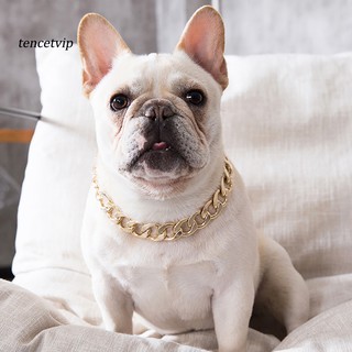 【Vip】Plastic Adjustable Dog Collar Necklace Pet Accessory for Teddy Pitbull Bulldog (8)