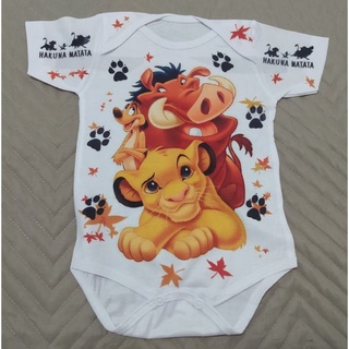 Body bebê roupa infantil Rei leão