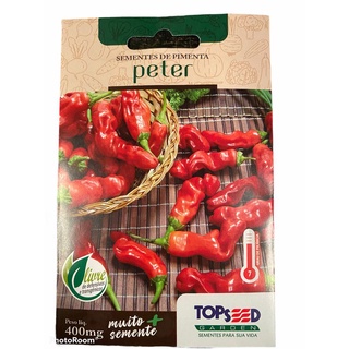 Sementes de Pimenta Peter Penis Hot Pepper Exótica Vasos eJardim 70 Sementes