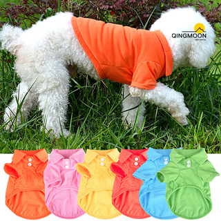 qingmoon Cute Pet Puppy Shirt Small Dog Cat Pet Clothes Costume Apparel T-Shirt (3)