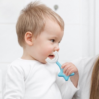 Escova De Dentes Infantil 360o Em Formato De U-Shape / Escova De Dentes Para Limpeza Dos Dentes Infantil / Flexível Para Cuidado Saúde Oral Lx5 (9)