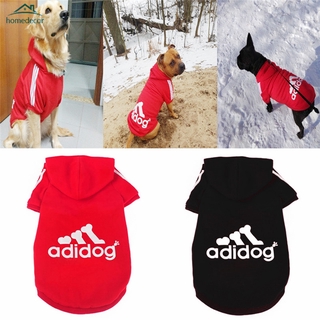 Outono Inverno Grande Roupa Do Cão Pet Sportswear Quente Casaco Hoodies Algodão Macio Animais De Estimação Jaquetas (2)