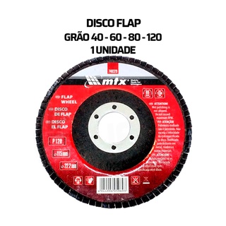 Disco Lixa Flap 4.1/2 Aço Madeira Inox P/ Esmerilhadeira 115mm