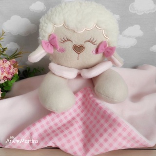 Naninha ovelha, ovelhinha para bebê, ovelhinha fofa, enxoval de ovelhinha, Naninha , Naninha para menina, cobertor para bebê, cheirinho para bebê mantinha