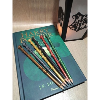 6 lápis varinha Harry Potter/ produto exatamente como foto do anúncio/lembrancinha para festa/decoração Harry Potter.