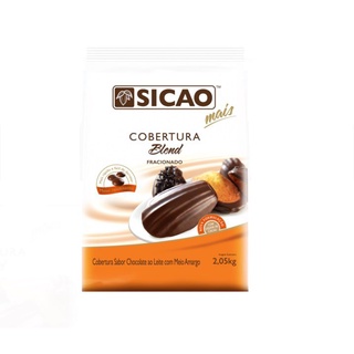 Cobertura Fracionada sabor chocolate Blend gotas 2,05kg Sicao Mais