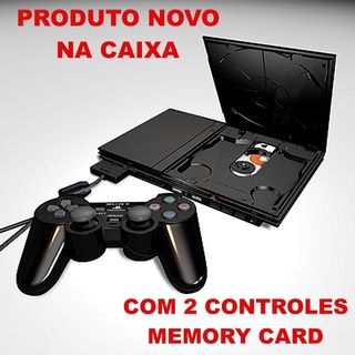 Playstation 2 Novo na caixa Completo com 2 Controles