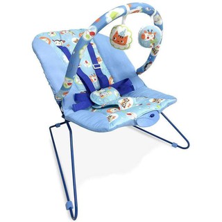 Cadeira de Descanso Bebê Vibratória Lite Azul Baby Style (1)