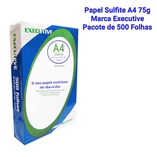Papel Sulfite A4 75g Executive - 1 Pacote de 500 Folhas - Barato