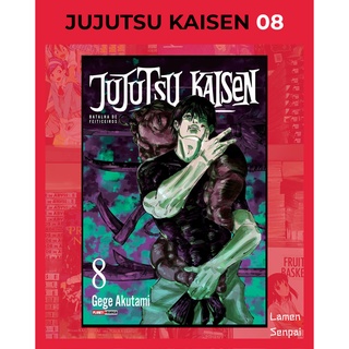 Mangá Jujutsu Kaisen - Batalha de Feiticeiros Vol. 8 Capa Normal PANINI - Lacrado - Novo