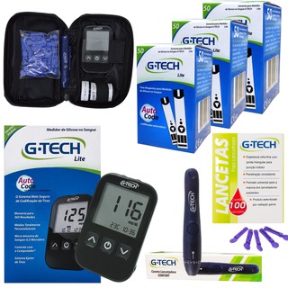 Glicose Gtech Medidor Tira Medir Glicemia Fita Teste G Tech Lite G-tech Medição Fitas Lancetas Diabetes Pronta Entrega Envio Imediato Promoção Barato Oferta Mais Vendido (1)
