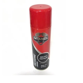 Silicone Spray Lavanda Gitanes 300ml Lubrificante e Anti Ferrugem brilho plasticos, borrachas, madeiras, couro, para choques