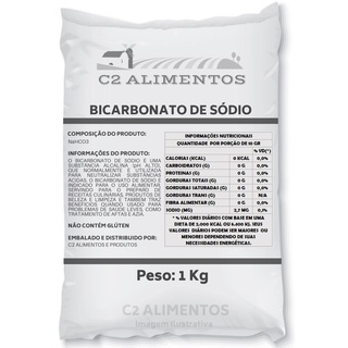 Bicarbonato de Sódio- Diversas Utilidades Pronta Entrega C2 Alimentos