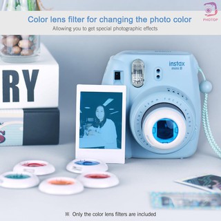 PR* 6 PçConjunto de Filtro para Lentes de Câmera Instantânea/Mini Colorida com Zoom para Fujifilm Instax Mini 7s/8/8 /9 (4)