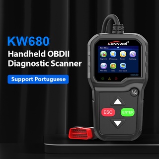 KONNWEI | Scanner Leitor de Códigos para Automóveis – KW680 KW600 OBD2 (3)