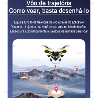 Drone 4K HD Fotografia Aérea Nova Wifi Dobrável Altitude 4K Fixo , Câmera & GPS Quadcopter (5)