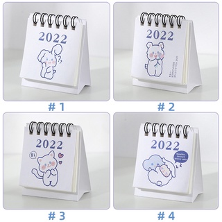 2022 Mini Calendário Simples De Mesa Para Escritório Notepad (4)
