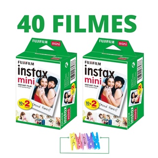 Filme Instax Fujifilm Mini 7, 8, 9 , 11 mini link - 40 Unidades De Fotos 5,4 X 8,6 (1)
