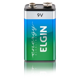 Bateria Elgin Alcalina 6LR61 9V - Unidade 26431 7897013534249