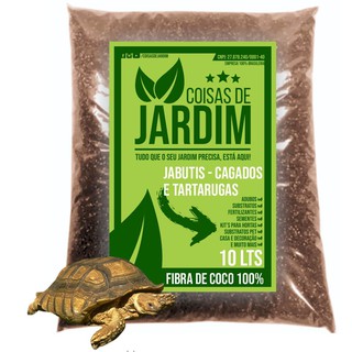 Substrato Jabuti Cágado E Tartaruga Fibra De Coco Pó Para Gaiolas e Criatórios 5lts. (1)