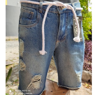 bermudas ttend slim jeans rasgado masculino estilo destroyed lançamento