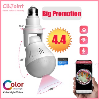 CBJoint Camera E27 luz LED Camera V380 Pro Camera 1080P Camera De Segurança wifi cctv e ip câmera Monitor De Bebê câmera de segurança Cloud store detector de movimento