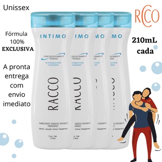 Racco Sabonete Liquido Intimo Feminino Unissex Total 840mL Kit C/4