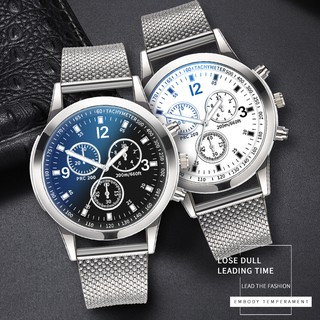 Relógio de Pulso Masculino de Aço Inoxidável de Quartzo/ Negócios/ Luxo | Men's Luxury Quartz Stainless Steel Business Watch | Men's Luxury Quartz Stainless Steel Business Watch (1)