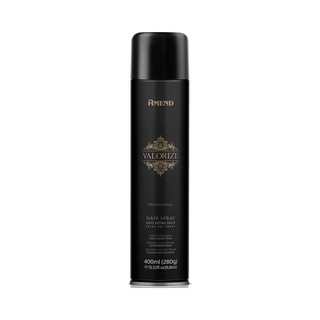 laque hair spray fixador amend valorize ultra forte 400ml lata preta