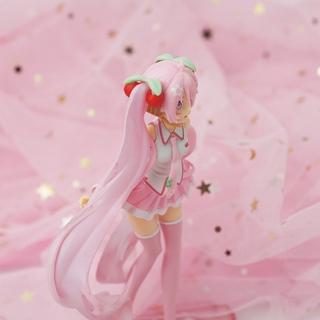 Mxfashione Boneco Fofo De Pvc Com Sakura Rosa / Figura / Multicolorido Para Miku / Hatsune / Miku (4)
