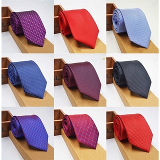 8cm Men Neckties Checkered Fashion Casual Neckwear for Wedding Party Business Bow Ties (1)