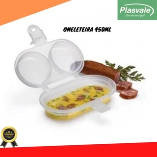 Omeleteira Para Microondas Transparente Ovo Poche Omelete - Plasvale