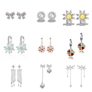 50 Estilos de brinco original em prata 925 para mulheres, joias da moda coreana, acessórios 020