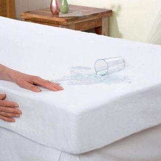 Lençol de elástico impermeável para colchão solteiro protetor antialérgico anti acaro para cama