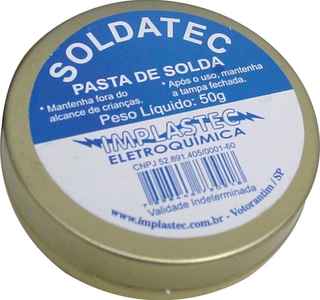 PASTA DE SOLDA 50G SOLDATEC IMPLASTEC
