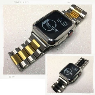 Pulseira em aço inoxidável para apple watch e smartwatch 38mm 40mm 42mm 44mm (4)