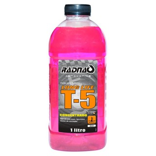 Aditivo para Radiador Rosa T5 Long life Concentrado 1 litro Radnaq