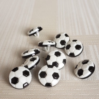 Aplique bola de futebol 10 unidade - Super indicado para personalizados, laços e artesanatos em geral (1)