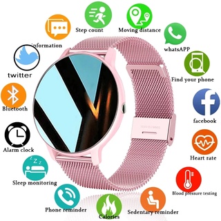 Lige 2022 Novas Mulheres Homens Relógio Inteligente Full Touch Rastreador De Fitness Bluetooth Chamada Senhora Smartwatch Para Android Ios