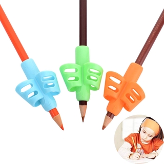 3Pcs/Set Children Writing Pencil Holder Posture Correction/Practise Silicone Pen Aid Grip Posture Correction Tool