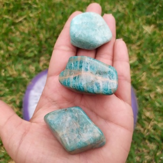 Pedra Amazonita Rolada 1cm a 3cm | Sorte Abre Caminhos | Cristal Natural