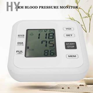[hyhyhy] Medidor De Braço Digital Lcd / Monitor De Pressão Sanguínea (4)