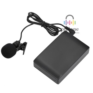 Mini Microfone Sem Fio Com Clip-On Fm Sistema De Amplificador De Voz De Lapela W / Receptor Transmissor 6.5mm Para Professor